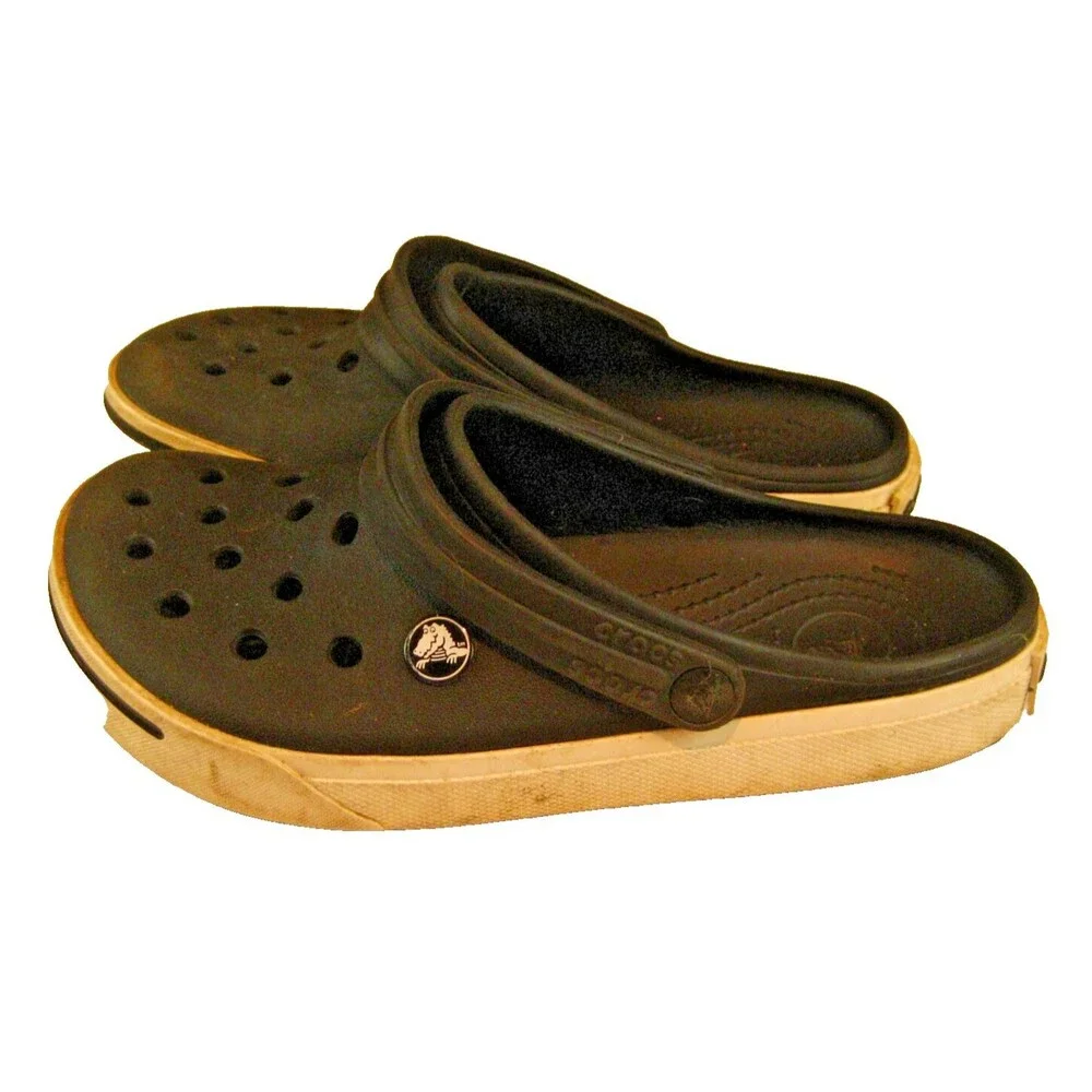 Crocs Swiftwater Mesh Closed Toe Deck Sandal Shoe sz 6M/8W